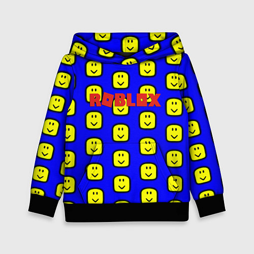 Детская толстовка Roblox pattern mobile / 3D-Черный – фото 1
