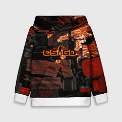 Толстовка-худи детская CSGO howl kase, цвет: 3D-белый