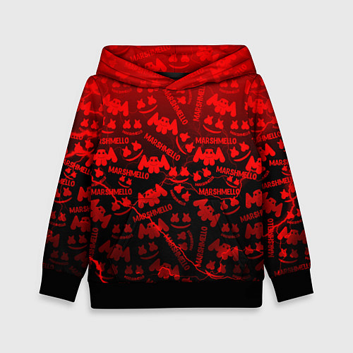 Детская толстовка Marshmello storm / 3D-Черный – фото 1