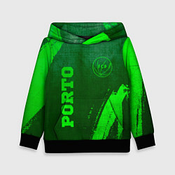 Детская толстовка Porto - green gradient вертикально