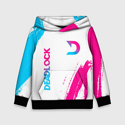 Детская толстовка Deadlock neon gradient style вертикально