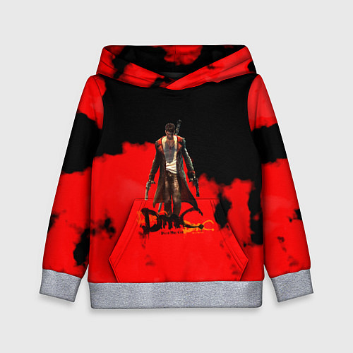 Детская толстовка Devil May Cry Dante краски / 3D-Меланж – фото 1