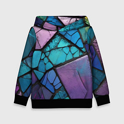 Детская толстовка Цветное стекло абстракция