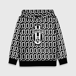 Толстовка-худи детская Juventus fc pattern, цвет: 3D-черный