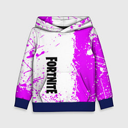 Толстовка-худи детская Fortnite pink color, цвет: 3D-синий