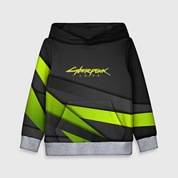 Толстовка-худи детская Cyberpunk 2077 stripes line, цвет: 3D-меланж