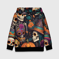 Детская толстовка Хэллоуин страшилки черепа
