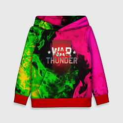 Толстовка-худи детская Warthunder flame fight, цвет: 3D-красный