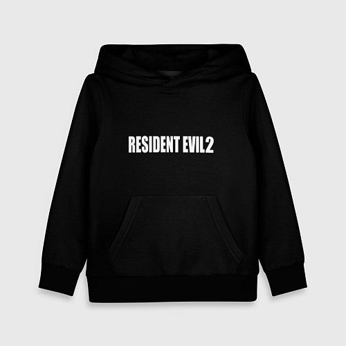 Детская толстовка Resident Evil 2 logo / 3D-Черный – фото 1