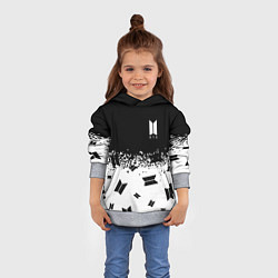 Толстовка-худи детская Marshmello dj pattern краски, цвет: 3D-меланж — фото 2