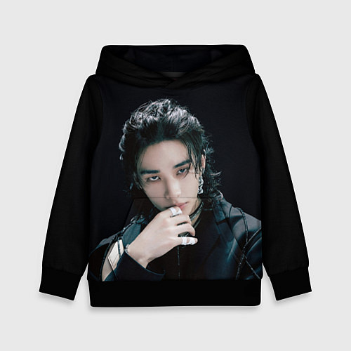 Детская толстовка Stray Kids Hyunjin Giant concept / 3D-Черный – фото 1