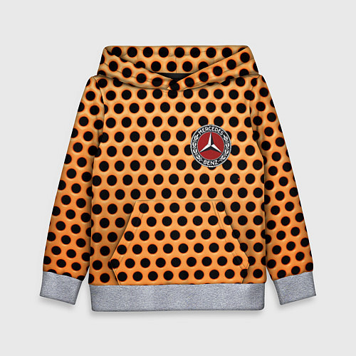 Детская толстовка Mercedes benz metal auto / 3D-Меланж – фото 1