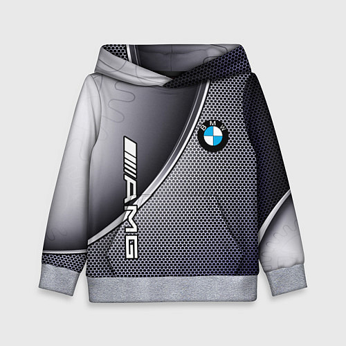Детская толстовка BMW metalic auto metal / 3D-Меланж – фото 1