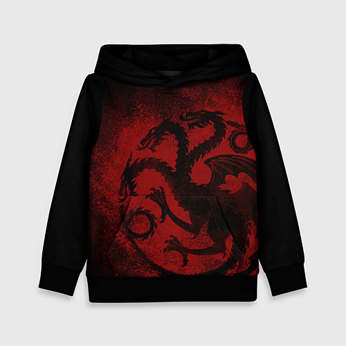 Детская толстовка Targaryen house Game of Thrones / 3D-Черный – фото 1