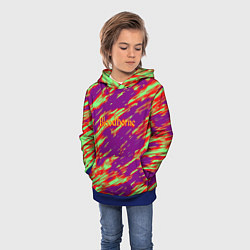 Толстовка-худи детская Bloodborne огненные искры, цвет: 3D-синий — фото 2