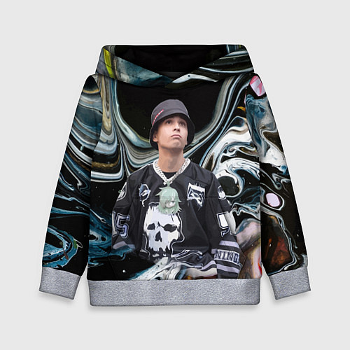 Детская толстовка Slava Marlow music artist / 3D-Меланж – фото 1