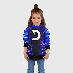 Толстовка-худи детская Deadlock neon energy, цвет: 3D-черный — фото 2