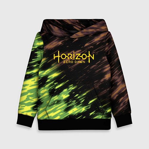 Детская толстовка Horizon: Zero Dawn краски / 3D-Черный – фото 1