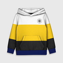 Толстовка-худи детская Когда была свободна Русь - НИКА, цвет: 3D-синий