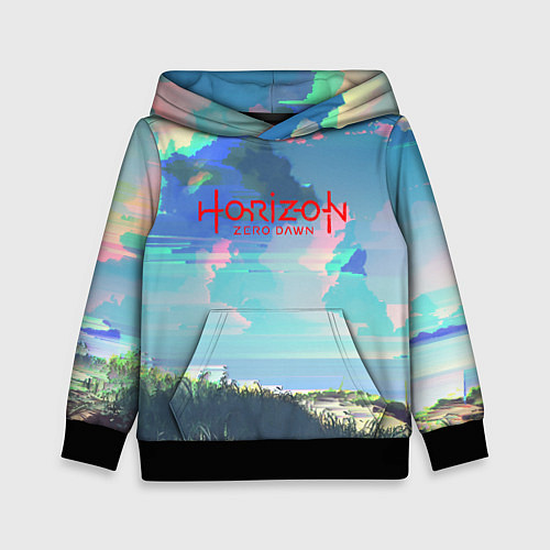 Детская толстовка Horizon: Zero Dawn game steel / 3D-Черный – фото 1