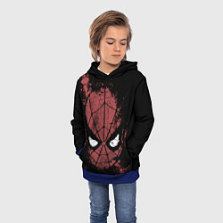 Толстовка-худи детская Spider-man splashes, цвет: 3D-синий — фото 2