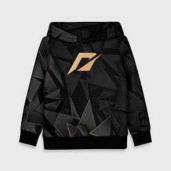 Толстовка-худи детская Need for Speed golden poly, цвет: 3D-черный
