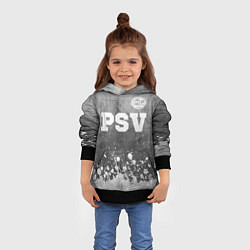 Толстовка-худи детская PSV - grey gradient посередине, цвет: 3D-черный — фото 2