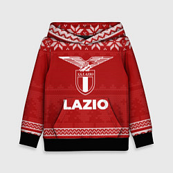 Толстовка-худи детская Новогодний Lazio, цвет: 3D-черный