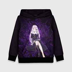 Толстовка-худи детская Сателла Re:Zero, цвет: 3D-черный