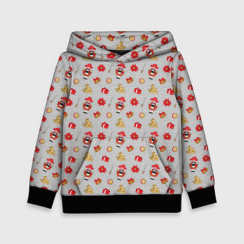 Детская толстовка Щелкунчик и игрушки / 3D-Черный – фото 1