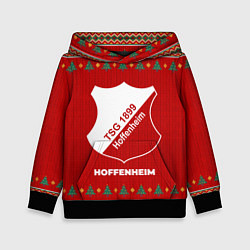 Толстовка-худи детская Hoffenheim new year, цвет: 3D-черный