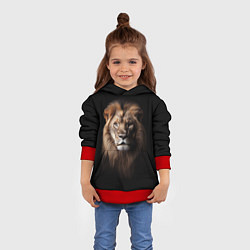 Толстовка-худи детская Mufasa, цвет: 3D-красный — фото 2