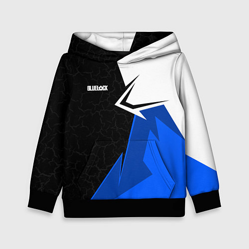 Детская толстовка Блюлок - бело-синей спорт / 3D-Черный – фото 1