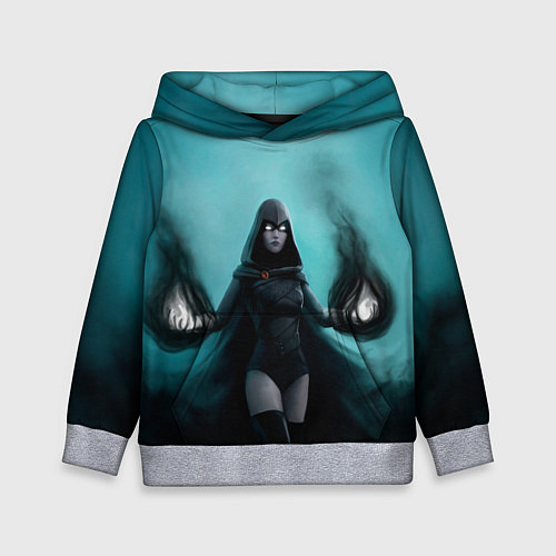 Детская толстовка Raven young justice / 3D-Меланж – фото 1