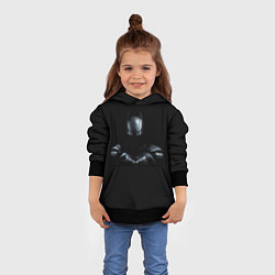 Толстовка-худи детская Batman in the dark, цвет: 3D-черный — фото 2