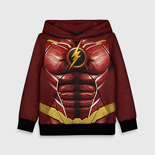 Детская толстовка Костюм флэша / 3D-Черный – фото 1
