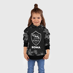 Толстовка-худи детская Снежный Roma, цвет: 3D-черный — фото 2