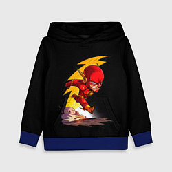 Толстовка-худи детская Chibi Flash, цвет: 3D-синий