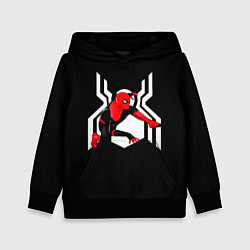 Толстовка-худи детская Spider emblem, цвет: 3D-черный