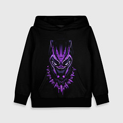 Толстовка-худи детская Black Panther head, цвет: 3D-черный