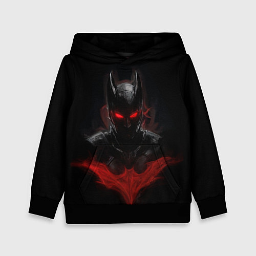 Детская толстовка Neon Batman in the dark / 3D-Черный – фото 1
