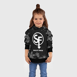 Толстовка-худи детская Снежный Sally Face, цвет: 3D-черный — фото 2