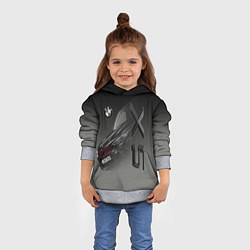 Толстовка-худи детская X 5, цвет: 3D-меланж — фото 2