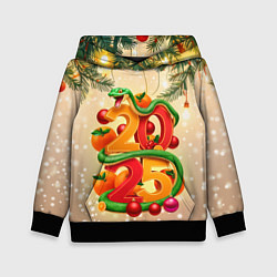 Детская толстовка Веселая змея 2025