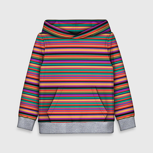 Детская толстовка Разноцветье / 3D-Меланж – фото 1