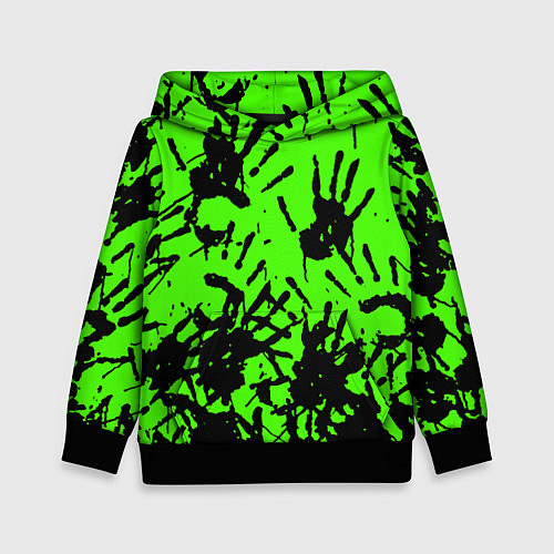 Детская толстовка Death stranding руки / 3D-Черный – фото 1