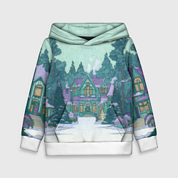 Детская толстовка Новый год - двор