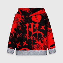 Детская толстовка Lil peep monster energy