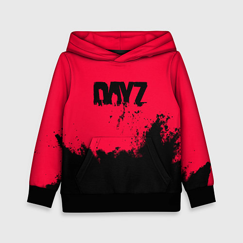 Детская толстовка Dayz черные краски / 3D-Черный – фото 1