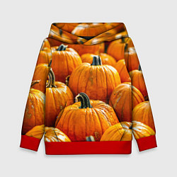 Детская толстовка Много тыкв